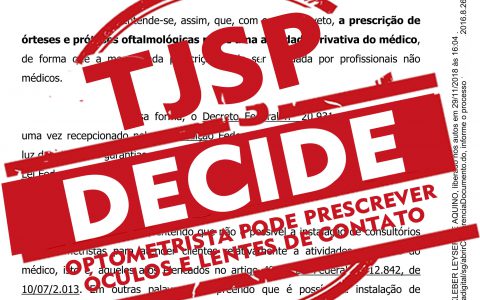 Tribunal de Justiça do Estado de São Paulo decide a favor da OPTOMETRIA