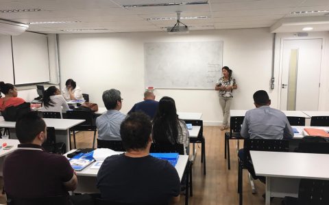 Croosp visita estudantes de optometria da Braz Cubas