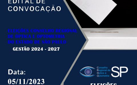 EDITAL DE CONVOCAÇÃO – Eleições no CROOSP – Gestão 2024-2027
