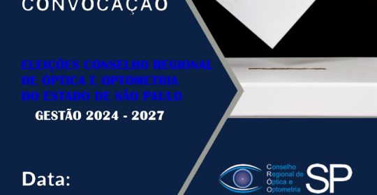 EDITAL DE CONVOCAÇÃO – Eleições no CROOSP – Gestão 2024-2027